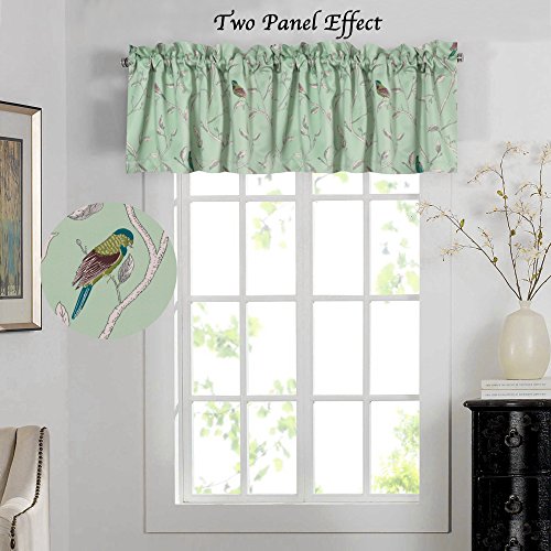 image for H.VERSAILTEX Blackout Curtain Valances for Kitchen Windows / Living Ro