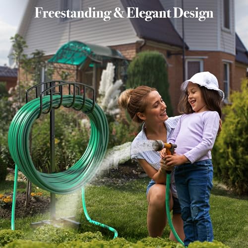 image for Winpull Garden Hose Holder Detachable Heavy Duty Metal Water Hose Hang