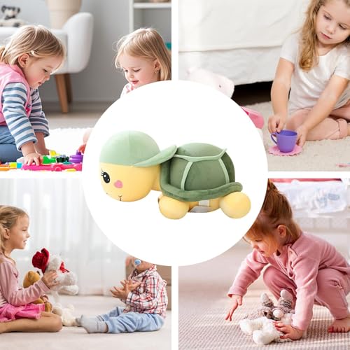 Tortue en peluche doudou mignon avec chapeau cadeau de naissance idéal
