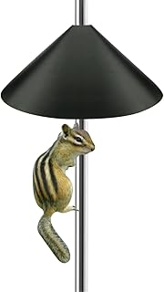 MOVKZACV Wrap Around Squirrel Baffle, Squirrel Baffle Wrap Guard,Bird Feeder Squirrel Proof Baffle Squirrel Baffle for Pole, Protects Hanging Bird Feeders