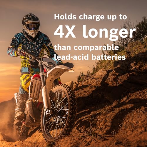 Image of BOSCH BLP5S - Group 5-12V Lithium Battery - Powersport Li-ion Phosphate - 120A for Motorcycles, ATV /UTV, Snow Mobiles, Personal Watercrafts, Scooters and Jet Skis - 4.45″ x 2.72″ x 3.35″