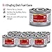Chafing Dish Fuel Cans – Includes 6 Ethanol Gel Chafing Fuels, Burns for 2.5 Hours (6.43 OZ) for your Cooking, Food Warming, Buffet and Parties.