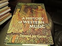 Grout History of West Music Rev Sht 0393093581 Book Cover