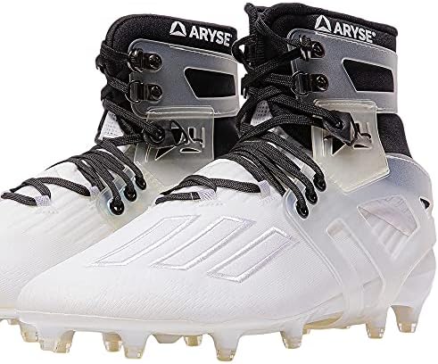 ARYSE XFAST - Cleat Ankle Brace & Stabilizer - Superior Ankle Support for Men and Women. Football, Soccer, Lacrosse, Rugby & More - (X-Large, Frosted, Pair)