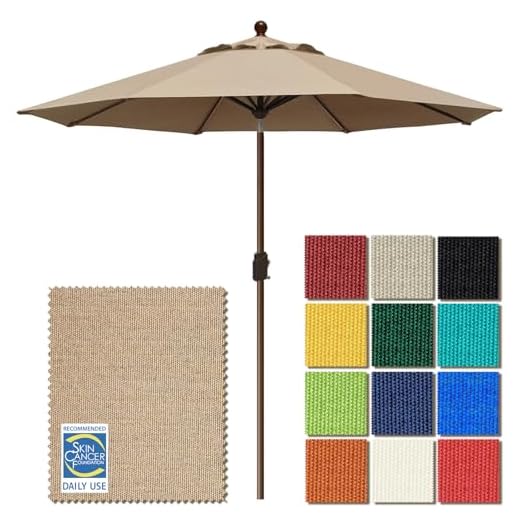 EliteShade 9Ft Market Umbrella