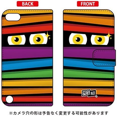 YESNO Folio Smartphone Case Miira-kun Crazy Rainbow / for iPod Touch (5th Generation) ATC5TH-IJTC-401-N251