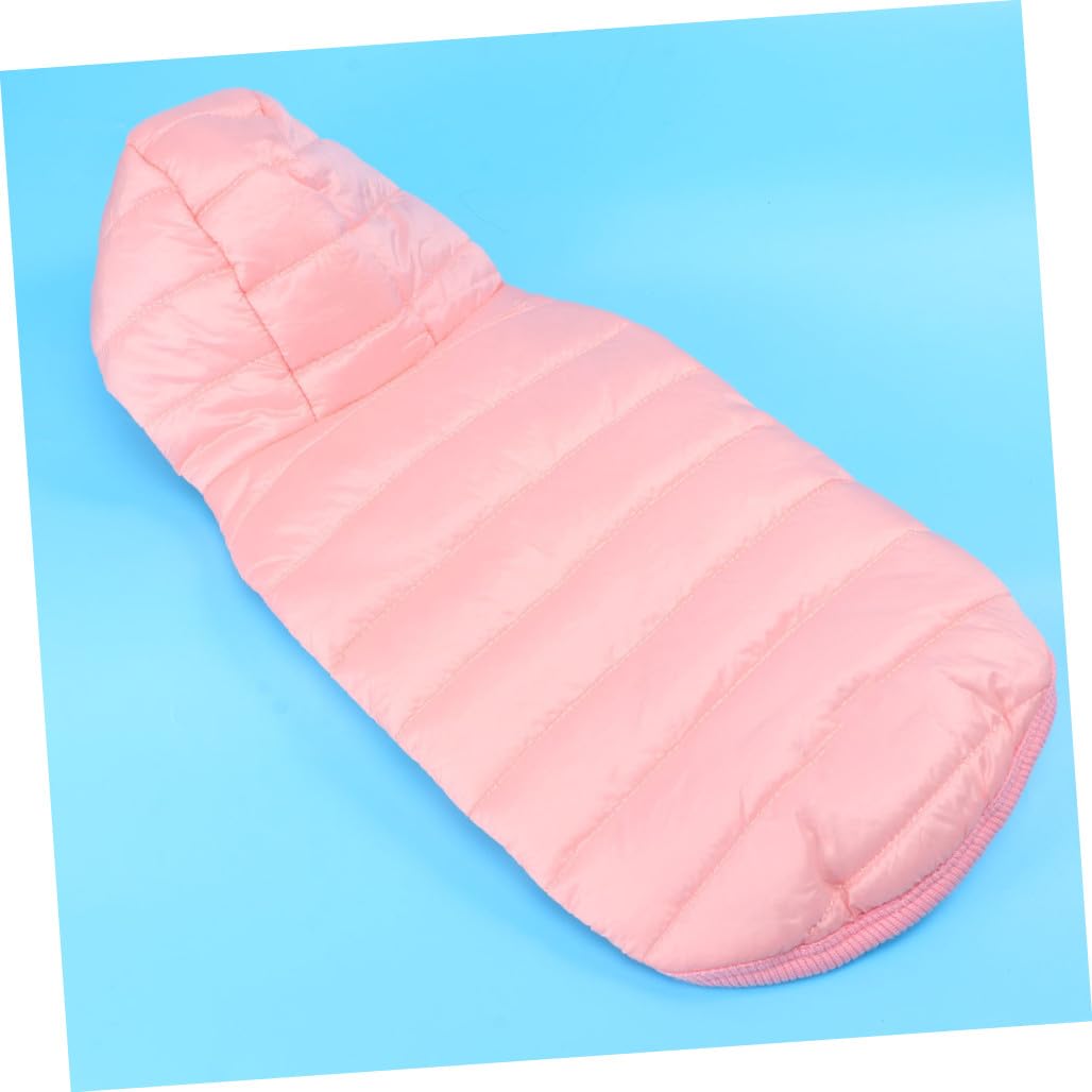 3 Piezas Vestido de Perro de Invierno Ropa con Capucha de Invierno para Mascotas Chaqueta de para Perros Cachorro Abrigos Ropa Perro de para Mascotas Rosa