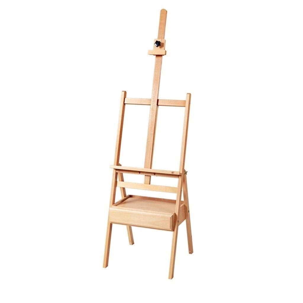 NGDFGR Easel Artist Box Easel,Large Drawer Easel Sturdy En Easel,150-192Cm Lifting Height Easel,