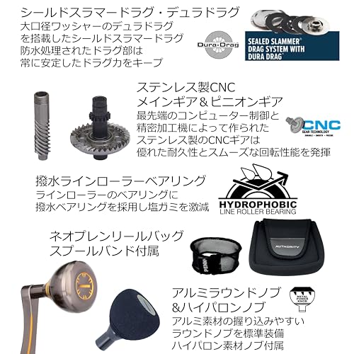 PENN (ペン) AUTHORITY 6500HS オーソリティ 6500番 ハイギヤ スピニングリール オフショアリール ジギングリール 4枚目
