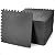 BalanceFrom Puzzle Exercise Mat with EVA Foam Interlocking Tiles, Black, 144 sq. ft.