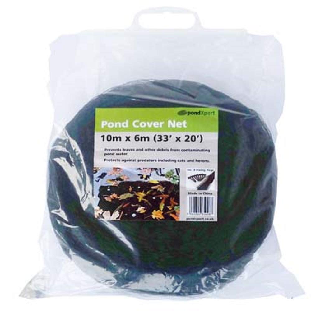 PondXpert 10x6m Pond Cover Net With Pegs Heron Otter Protector