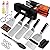 Blackstone Griddle Accessories Kit, RüK 20 PCS Flat Top Griddle Accessories Set with Anti-Scalding Long Handle Metal Spatula, Griddle Scraper, Cleaning Kit, e-Cookbook for Blackstone and Camp Chef