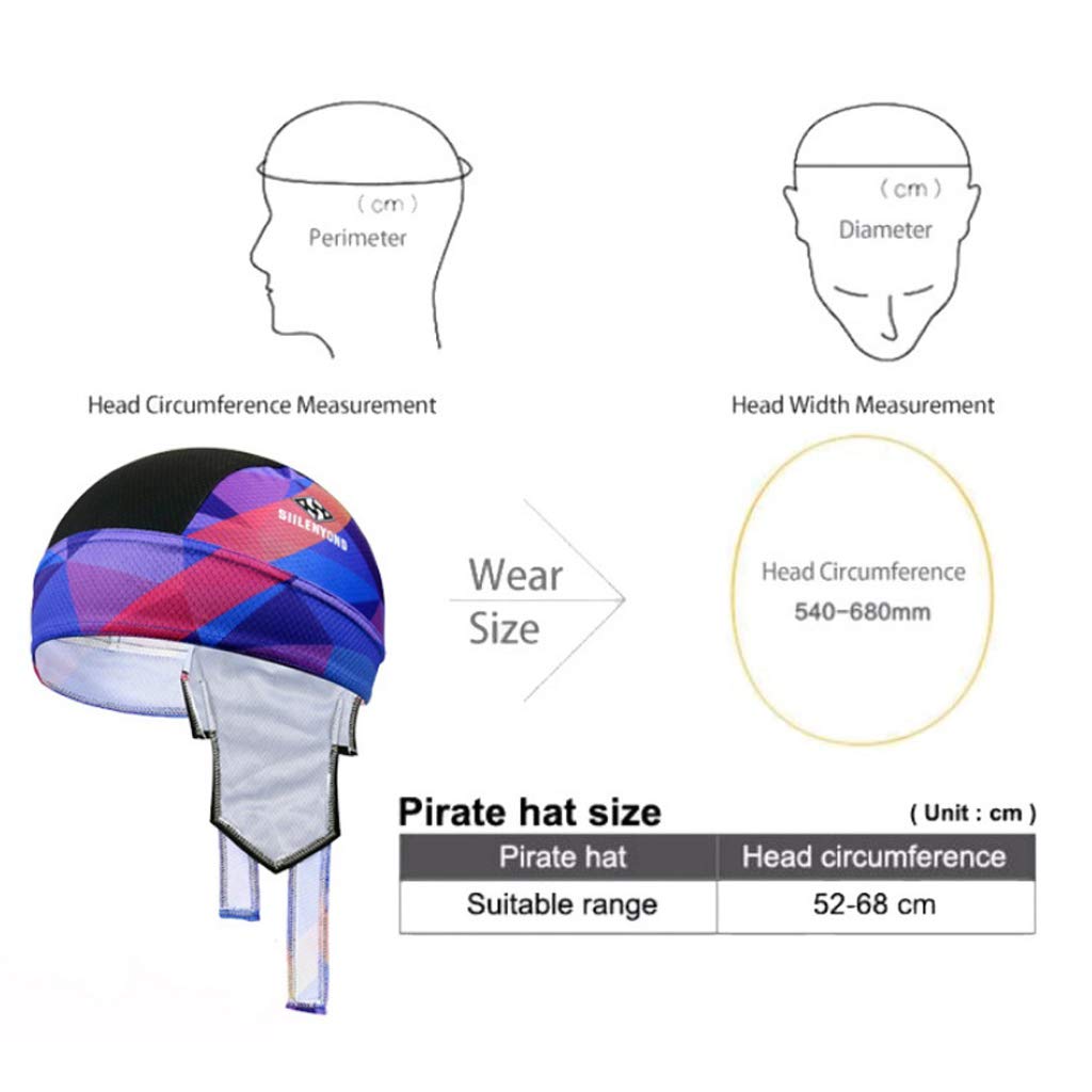 Bandana para ciclismo al aire libre, bandana pirata, color morado