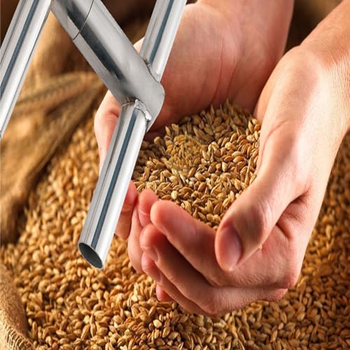 Sonda de muestreo de grano de acero inoxidable, 3 ranuras para un muestreo eficiente de polvo y sólido en agricultura