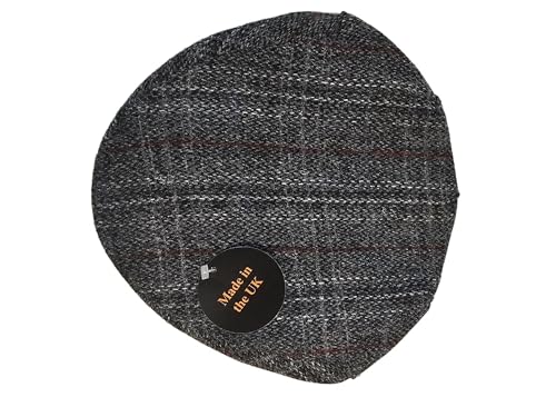 Image of Harris Tweed County Cap Green Heringbone