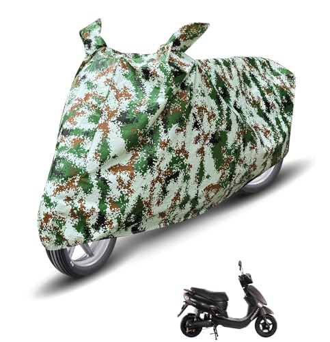 Image of Auto Hub Waterproof Scooty Cover Compatible with Hero Electric Photon Dustproof, UV Protection Two Wheeler Scooty Electric Photon Cover - Forest
