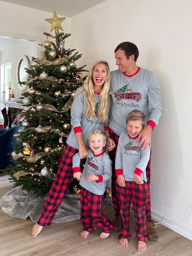 Image of Yaffi Matching Family Pajamas Sets Christmas PJ's Sleepwear for Kids & Adult