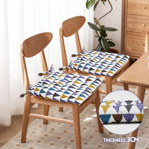 Cojines para silla de dibujos animados antideslizantes de 40x40 cm contra asientos duros 5