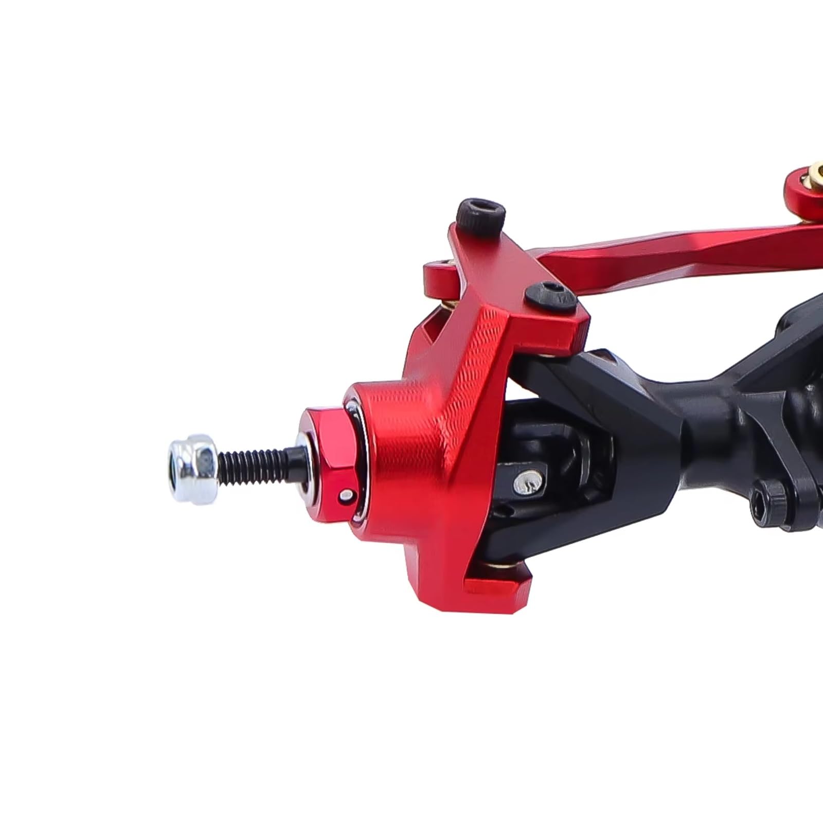 Set Anteriori Posteriori RC Per Axial Per SCX10 Pro 1/10 RC Crawler Assali Completi Parti Di Aggiornamento Set Di Assali Anteriori E Posteriori Dritti In Alluminio Integrati CNC