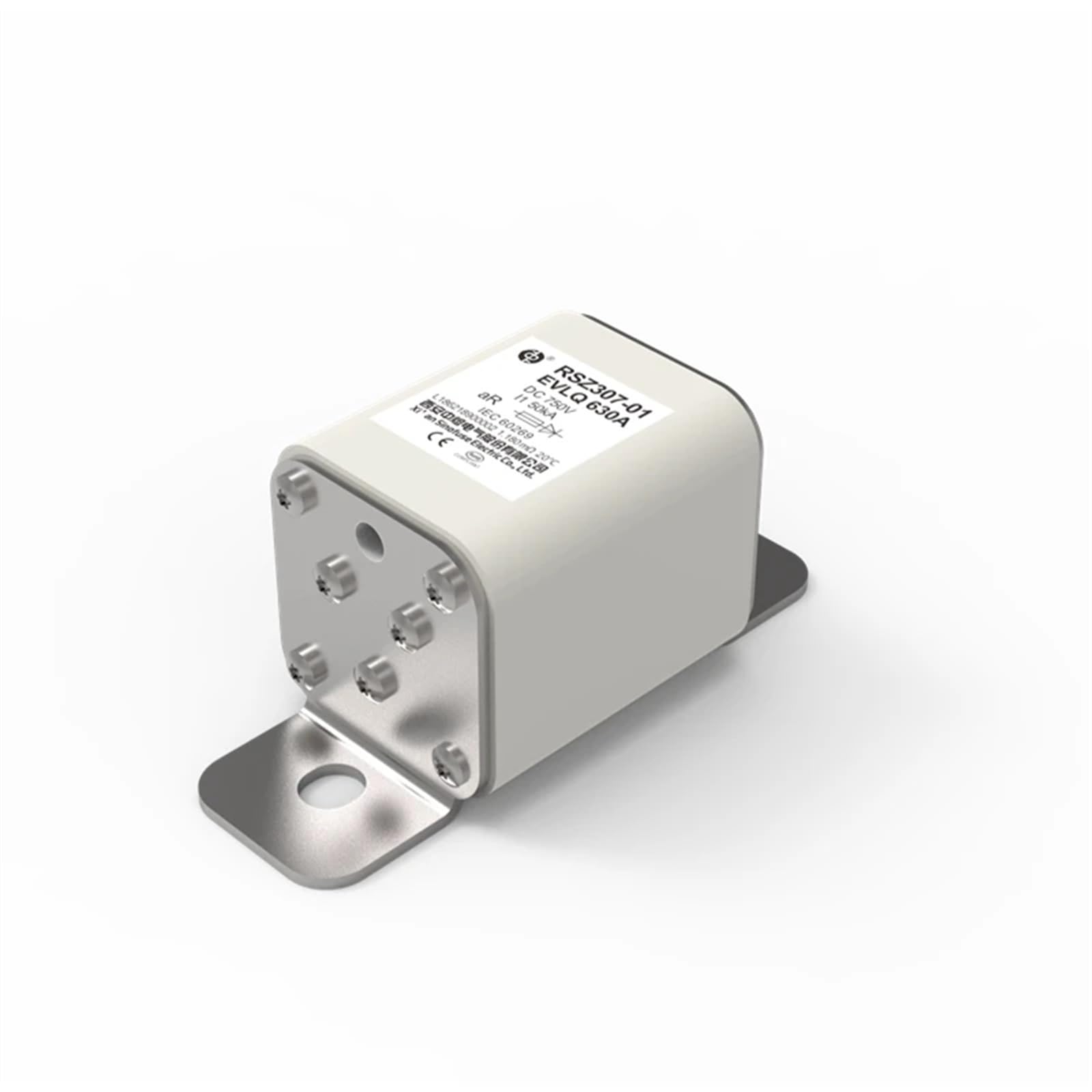 SINOFUSE RSZ307-01-EVLQ-400A 500A 630A 750V bezpieczniki wysokiego napięcia DC do ładowarki EV, bezpiecznik solarny ESS
