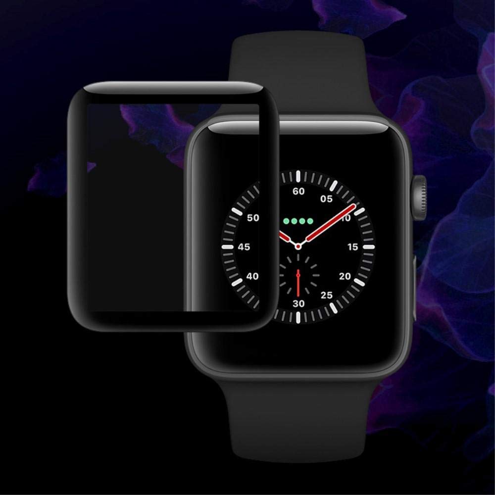 For Apple Watch Series 3 42mm - IMAK 3D Curved Full Cover Tempered Glass  Screen Protector Film - Black: Buy Online at Best Price in Egypt - Souq is  now Amazon.eg