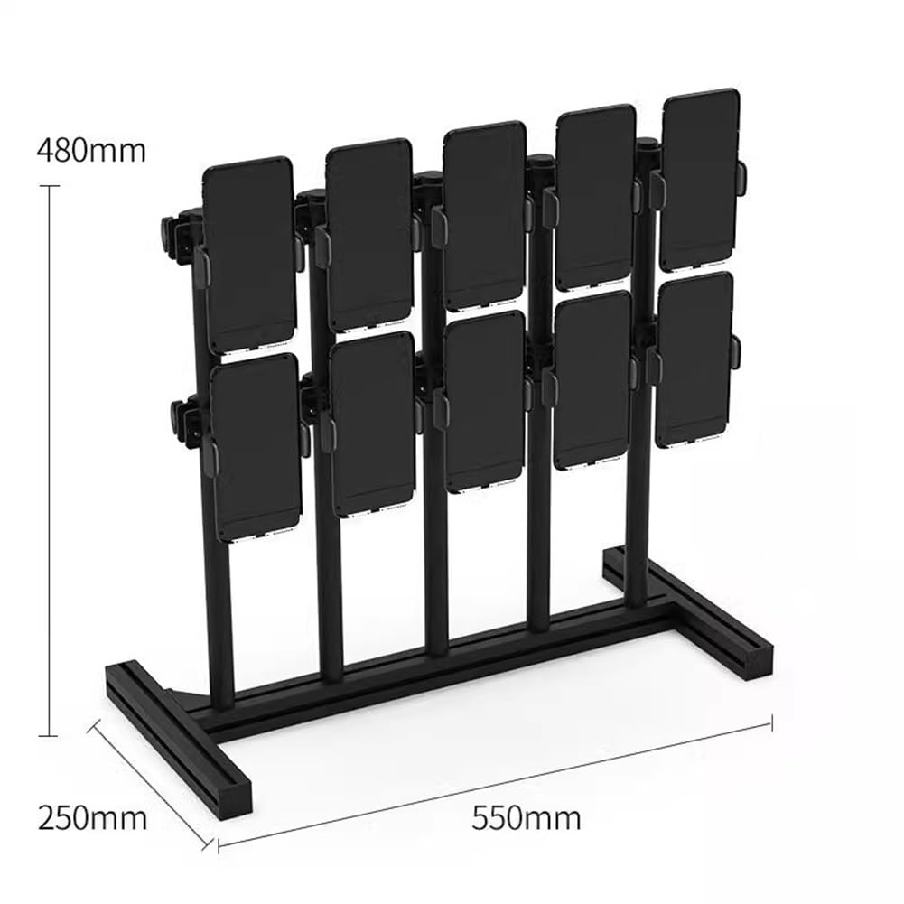 Soporte portátil para múltiples dispositivos, soporte móvil universal para un trabajo y visualización eficientes