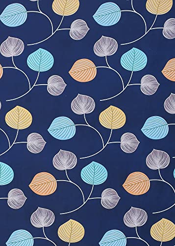 Image of BSB HOME Present Designer Printed Cotton 160 TC Standard | Regular | King Size Pillow Cover Set of 2 Piece (18x28 Inches, Blue and White), Floral, 150 Threads