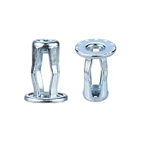 Vista 13 de Tuerca de 1/4 de pulgada con herramienta de instalación, insertos roscados, nutserts, tuerca de gato, anclaje de tornillo, araña rivnut, ciega