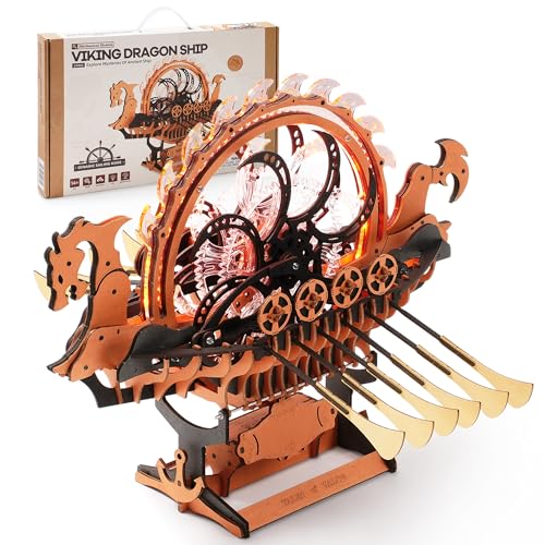 ROWOOD 3D Holzpuzzle für Erwachsene zum Zusammenbauen, Bastel-Modellset...