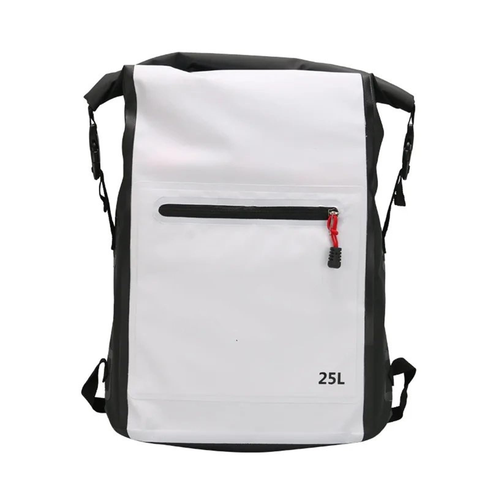 Dry Bag Borsa Impermeabile per Nuoto, Rafting, Sport, Kayak, Canoa, Nuoto, Kit da Viaggio, Zaino, Borsa portaoggetti Zaino Impermeabile(White)