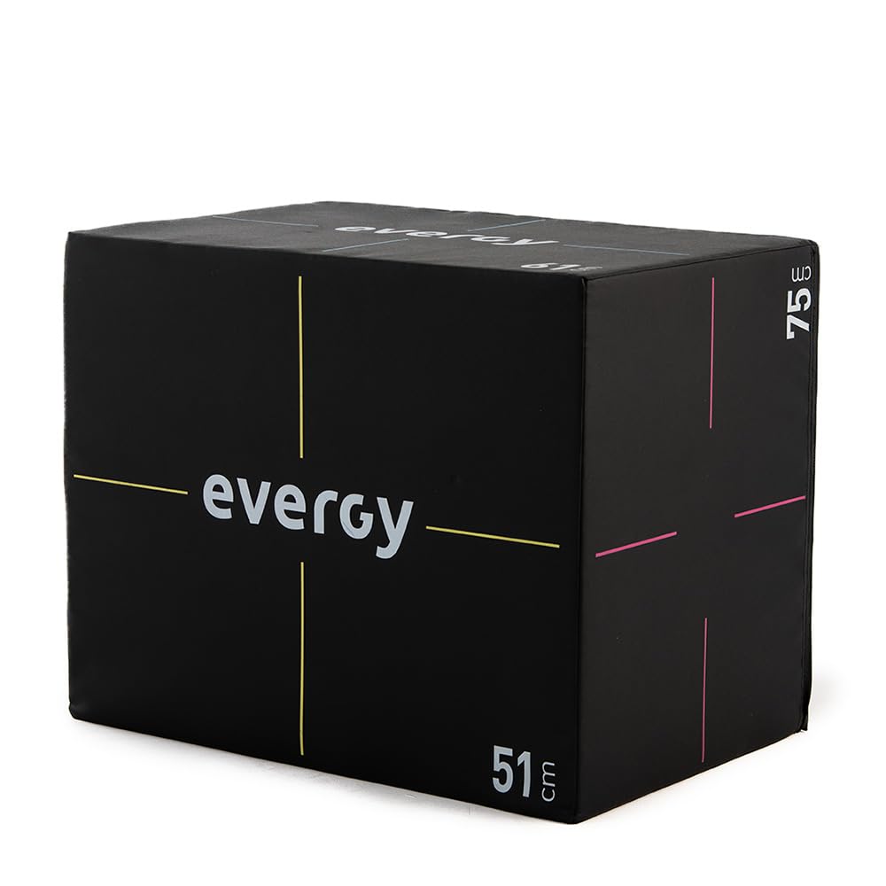 Pliometrica Foam 3 en 1 evergy. Cajon Pliometrico. Steps Fitness Cajón de salto Crossfit. Steppers Crossfit. Cajon de salto. Plyo Box, Jump Box Cross Training. Cajon Crossfit