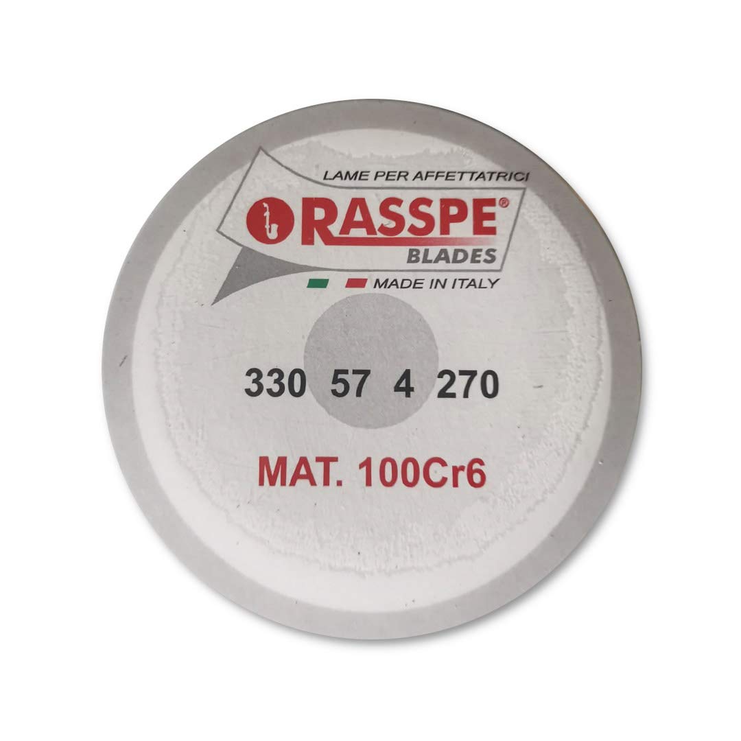 Lama per affettatrice 330-57-4-270h.23 100CR6 RASSPE Made in Italy