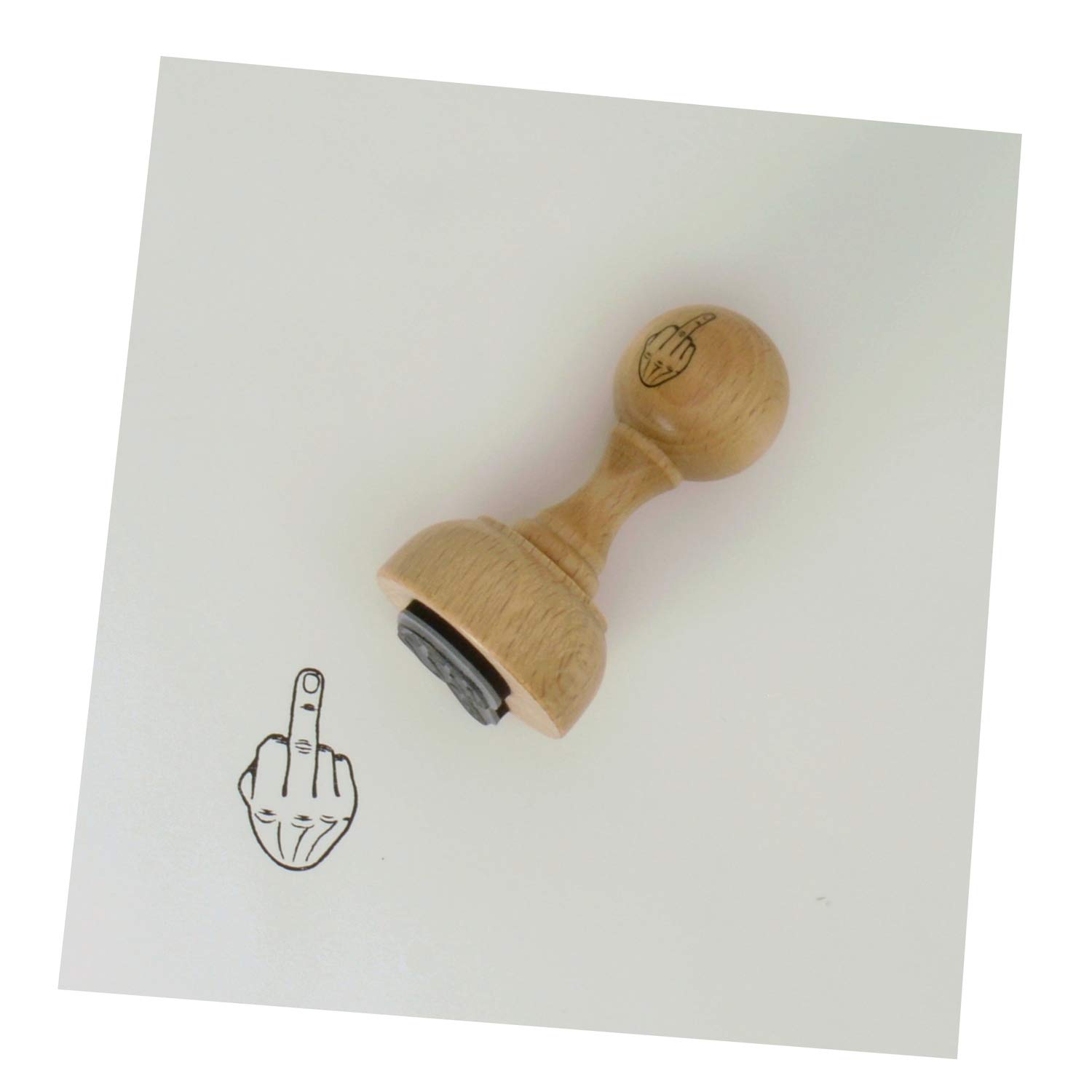 Drewniany stempel środkowy