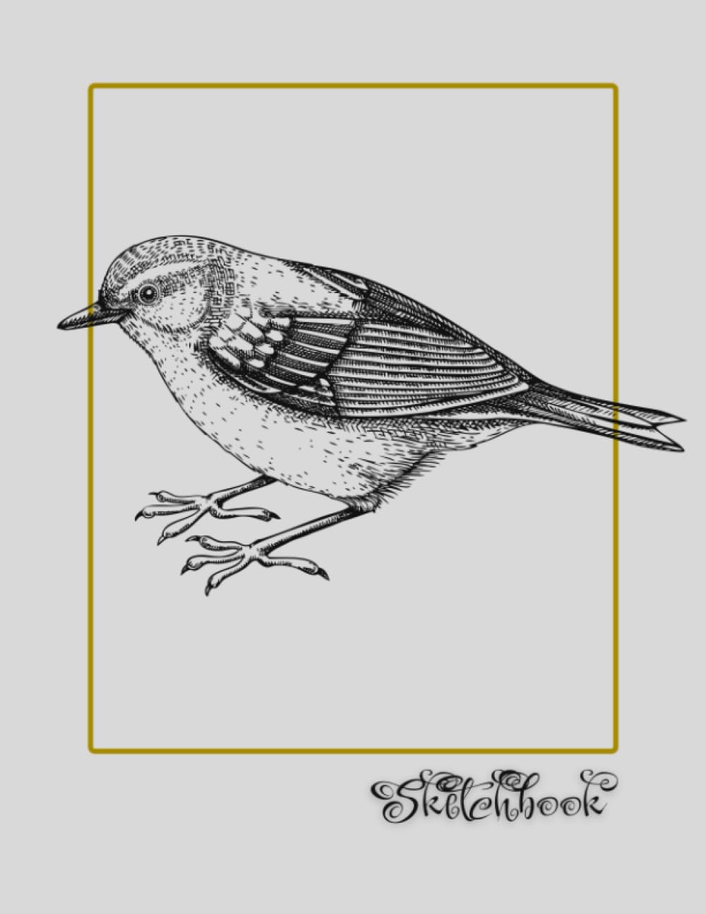 Sketchbook: Bird Sketch, Large 8.5" x 11", 110 Pages, Perfect for Everyone, Crayons, Pencils, Drawing and Sketching