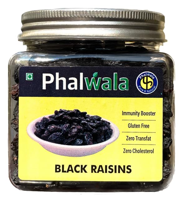Phalwala Black Raisins, Delicious And Nutrient-Rich Healthy Snack | Protein-Rich Flavourful And Tasty Dried Fruit 200 Gram (B0D47DRTL3) Amazon Price History, Amazon Price Tracker