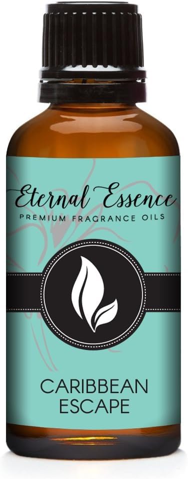 Image of Eternal Essence Oils Caribbean Escape 30ml Premium Fragrance Oil - for Candle, Soap Making, Aromatherapy, Diffusers, Home Care, & Humidifiers