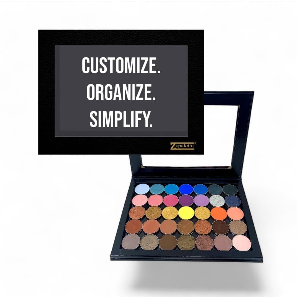 Amazon.com : Z Palette Extra Large Black Empty Magnetic Makeup