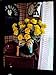 12 PCS Artificial Flowers Roses Silk Flowers Fake Long Stem Artificial Roses for Home Wedding Decorations (Yellow)
