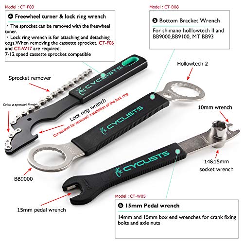CYCLISTS 23-Piece Bike Tool Kit