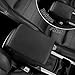 SEG Direct Car Center Console Cover, Breathable Leather Auto Armrest Cover, Memory Foam Arm Rest Cushion, Universal Car Seat Box Cover Car Interior Accessories, Black