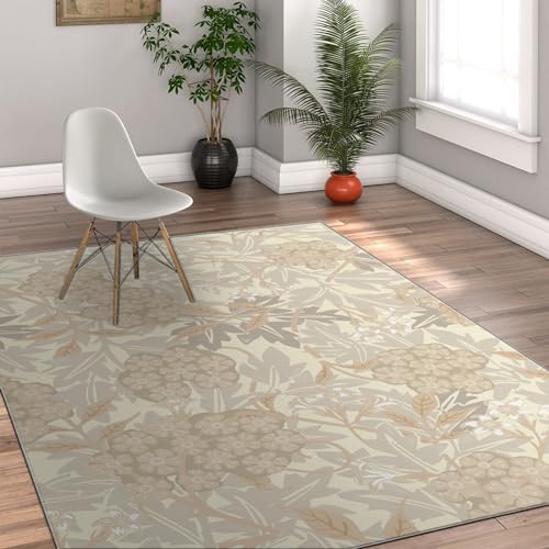 Tapis de salon lavable et résistant pour protéger sous la table - 4