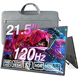 【発売セール】cocopar モバイルモニター 21.5インチ 120Hz 大画面 モバイルディスプレイ 広色域 IPSパネル 非光沢 自立型スタンド VESA対応 HDR/FreeSync/ブルーカット TypeC/HDMI フルHD ゲーミングモニター リモート ゲーム用 スマホ スピーカー内蔵 Type-C/HDMI PS4/5/XBOX/Switch/PC/Macなど対応 M-215