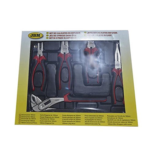 JBM Set DE 5 ALICATES EN Estuche