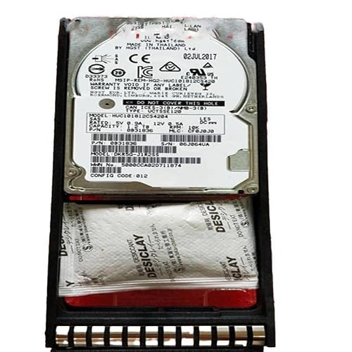 MIDTY HDD für Hgst 1,2 TB 2,5 Zoll SAS 12 Gb/S 64 MB 1000 U/min für interne HDD für Server HDD für HUC101812CS4204 5552789-P