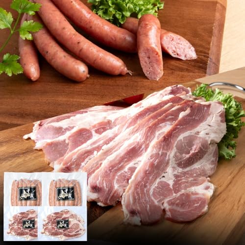 北海道産 不揃い あらびき ウィンナー ・ベーコン スライス 食べ比べ セット 各2袋 計4袋 ≪ 肉の山本 ≫ ウインナー ソーセージ 冷凍 豚肉 肉 千歳 北海道