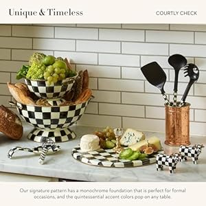 Mackenziechildsenamelbowlsmallservingbowlforentertainingalmosteverythingbowlblackandwhitecourtlycheck Urban Country Home Decor Mackenzie childs enamel bowl small serving bowl for entertaining almost everything bowl black and white courtly check urban country home decor