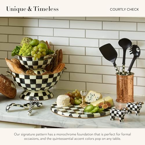 Mackenziechildsenamelbowlsmallservingbowlforentertainingalmosteverythingbowlblackandwhitecourtlycheck Urban Country Home Decor Mackenzie childs enamel bowl small serving bowl for entertaining almost everything bowl black and white courtly check urban country home decor