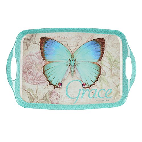 Serving Tray Butterfly Grace Ephesians 2: 8
