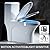 BSASHF Color Changing Toliet Night Light Motion Sensor Led Motion Activated Washroom UV Slap Activated Butt Smart Light Commode Night Lamp(16 1)