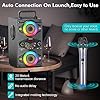 Bluetooth Speakers, 60W Portable Wireless Loud Outdoor Home Party Bluetooth Speaker with Subwoofer, FM Radio, LED Colorful Lights, Microphone, Remote and Big Powerful Stereo Deep Bass Sound Boombox #4